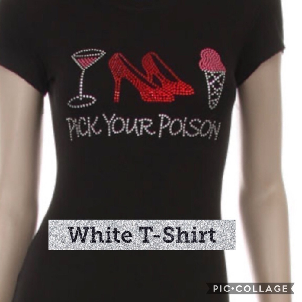 Curvy Divas White T-Shirt w/Bling Words. - Picture 1 of 4